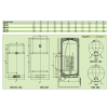 Drazice OKC 100, Навесной вертикальный комбинированный водонагреватель Дражице