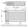 Стальной панельный радиатор Buderus Logatrend VK-Profil 33-500